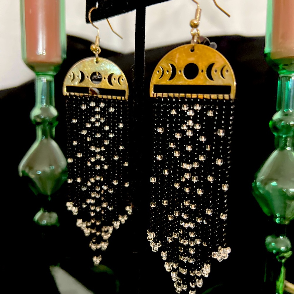 Handmade Night out fringe earings